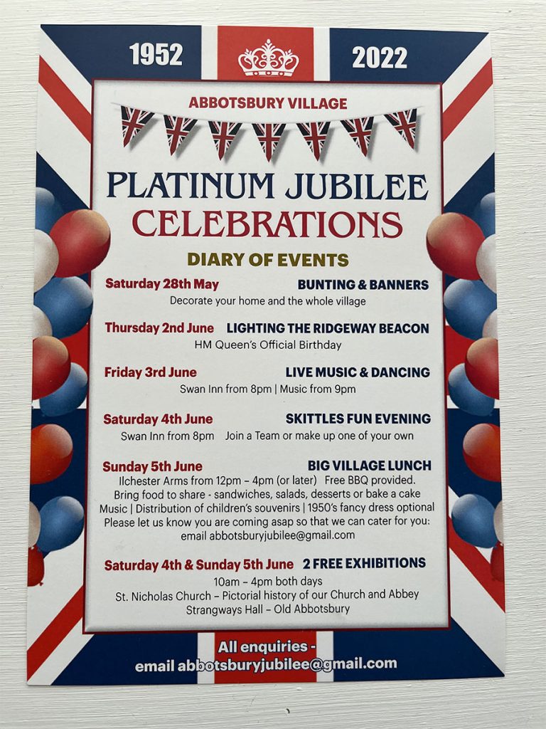 Abbotsbury Platinum Jubilee Celebrations
